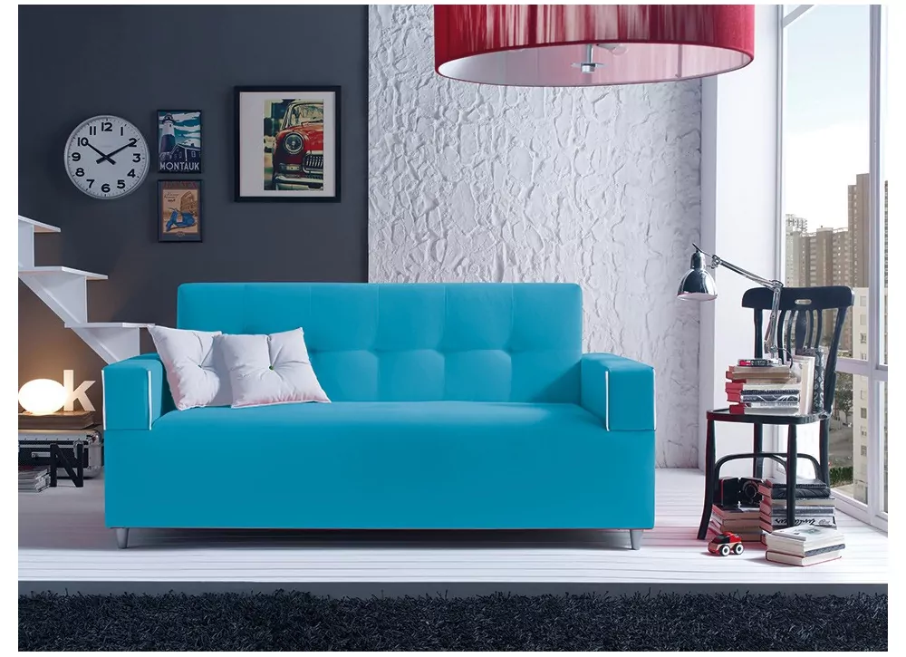 Sofá de três lugares Chicago taupé