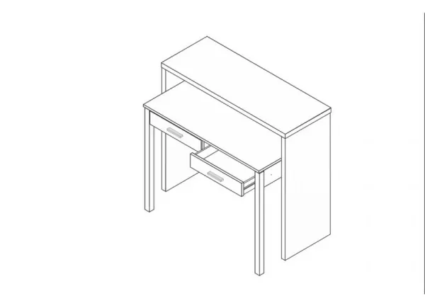 MESA DE ESTUDO MÓVEL DAKOTA