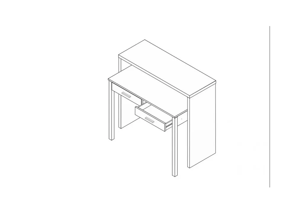MESA DE ESTUDO MÓVEL DAKOTA