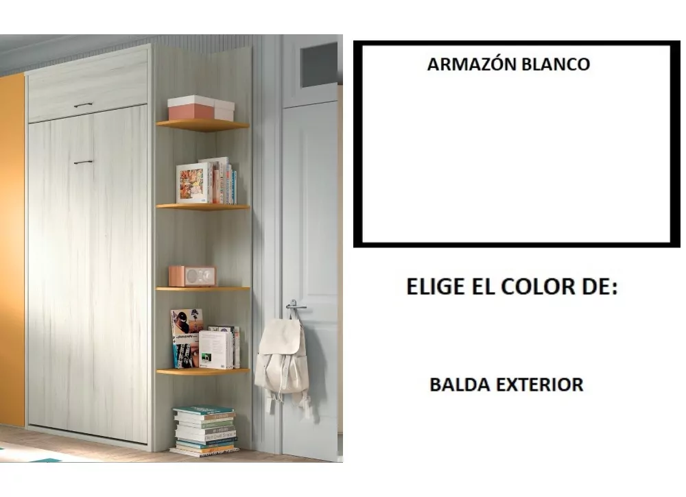 Estantería terminal rinconera corban PLUS