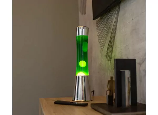 Lámpara de lava amarillo y verde HALLEY Lámpara de lava amarillo y verde HALLEY