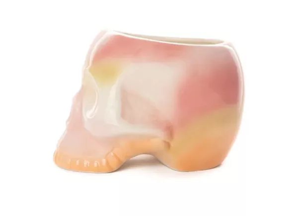 Crânio rosa degradado de PINK