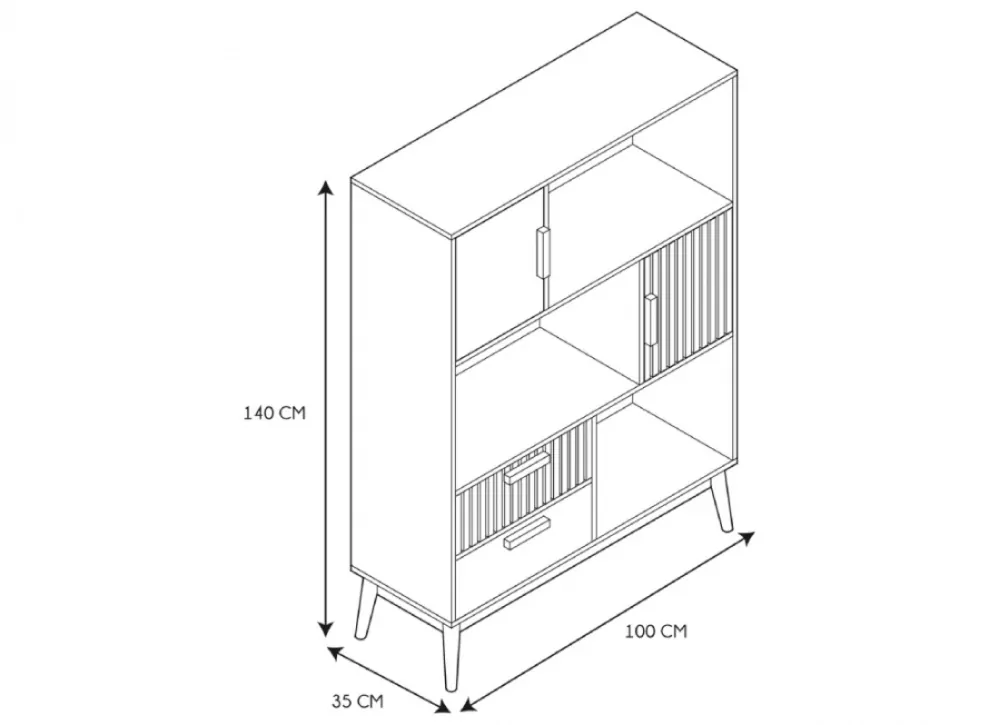 Estantería nórdica GARDEN