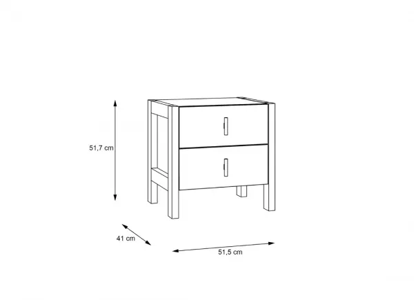 Mesilla de noche VARSOVIA Mesilla de noche VARSOVIA