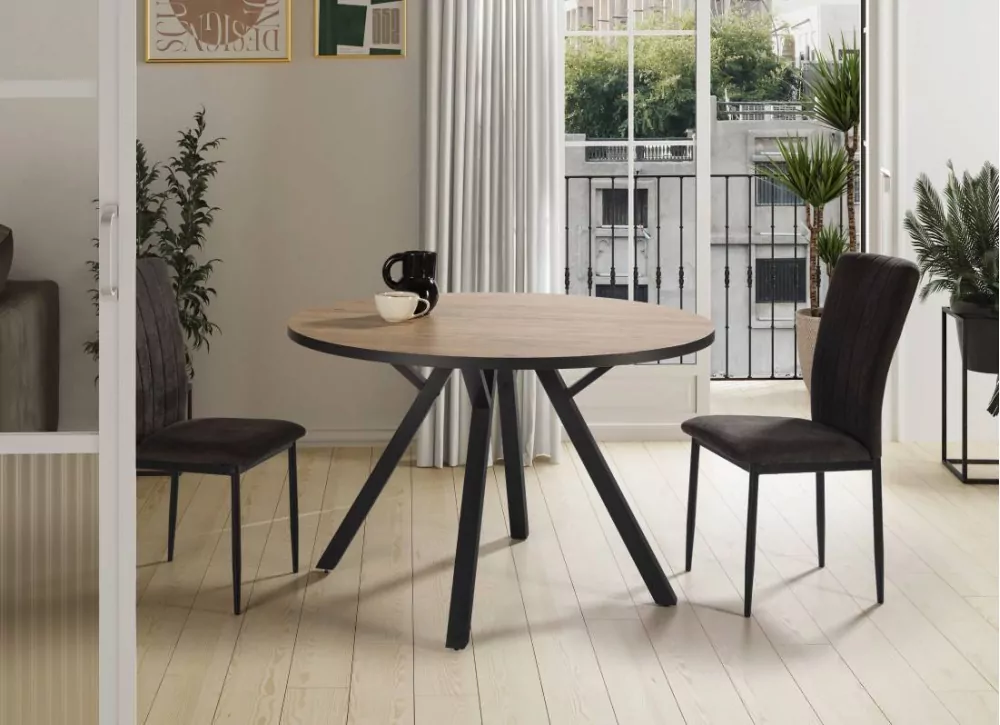 Mesa de jantar redonda LOIRA Mesa de jantar redonda LOIRA