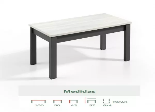 Mesa de centro elevatória CULLERA Mesa de centro elevatória CULLERA