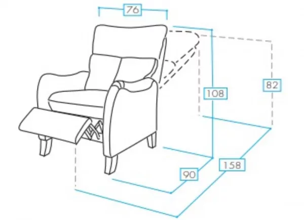 Sillón relax manual SAIGÓN Sillón relax manual SAIGÓN