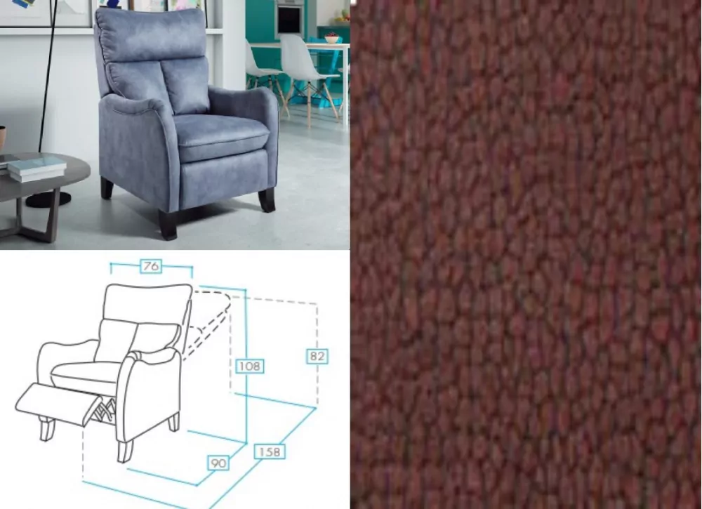 Sillón relax manual SAIGÓN Sillón relax manual SAIGÓN