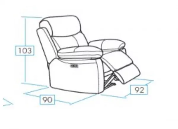 Cadeira relaxante com ou sem motor elétrico SIESTA