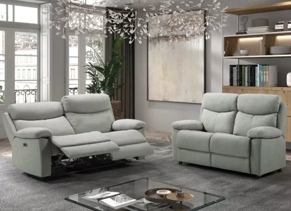 Sofá relax manual o con 2 motores eléctricos SIESTA
