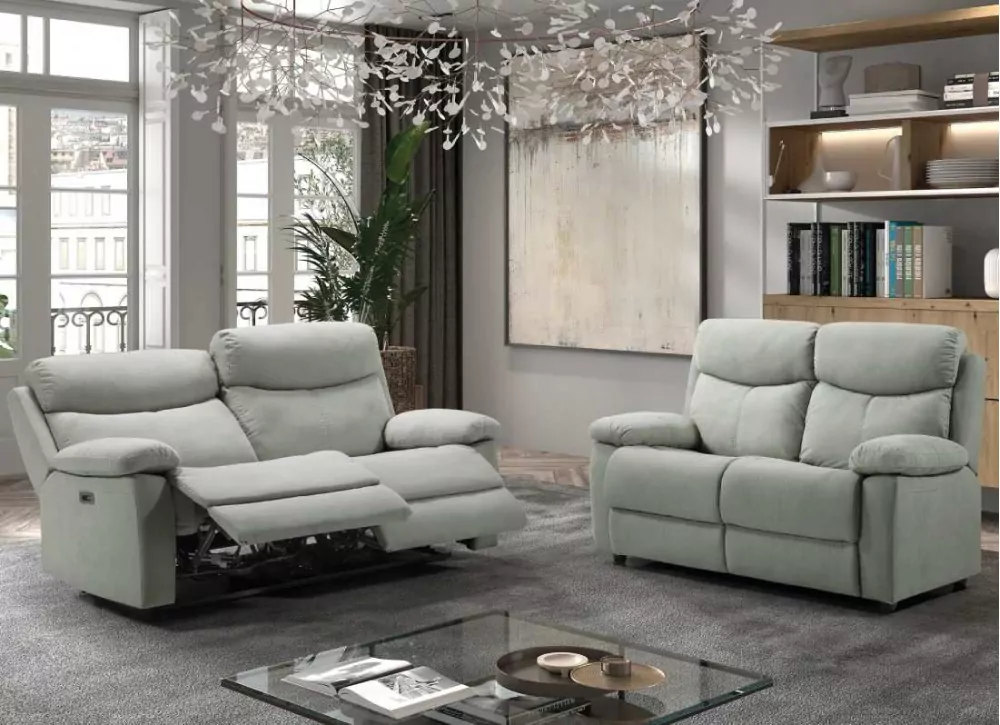 Sofá relax manual o con 2 motores eléctricos SIESTA