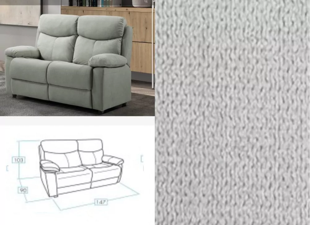 Sofá 2 lugares fixos SIESTA Sofá 2 lugares fixos SIESTA