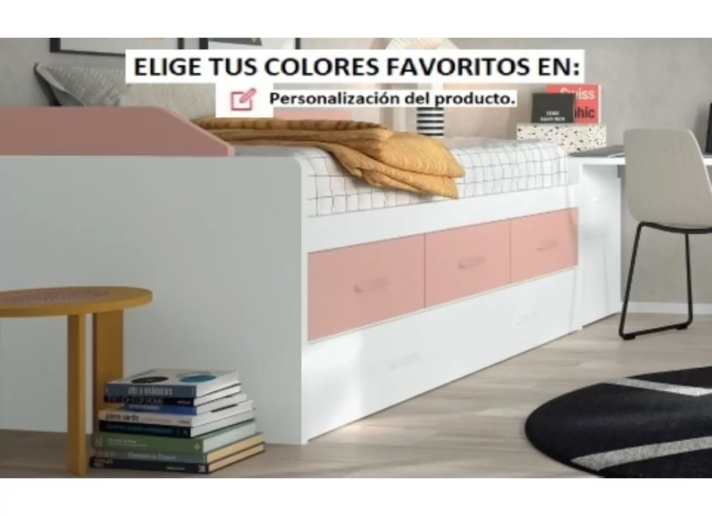 Compacto de 90 ó 105 con 3 cajones y arrastre nido de 90 CORBAN PLUS Compacto de 90 ó 105 con 3 cajones y arrastre nido de 90 CORBAN PLUS