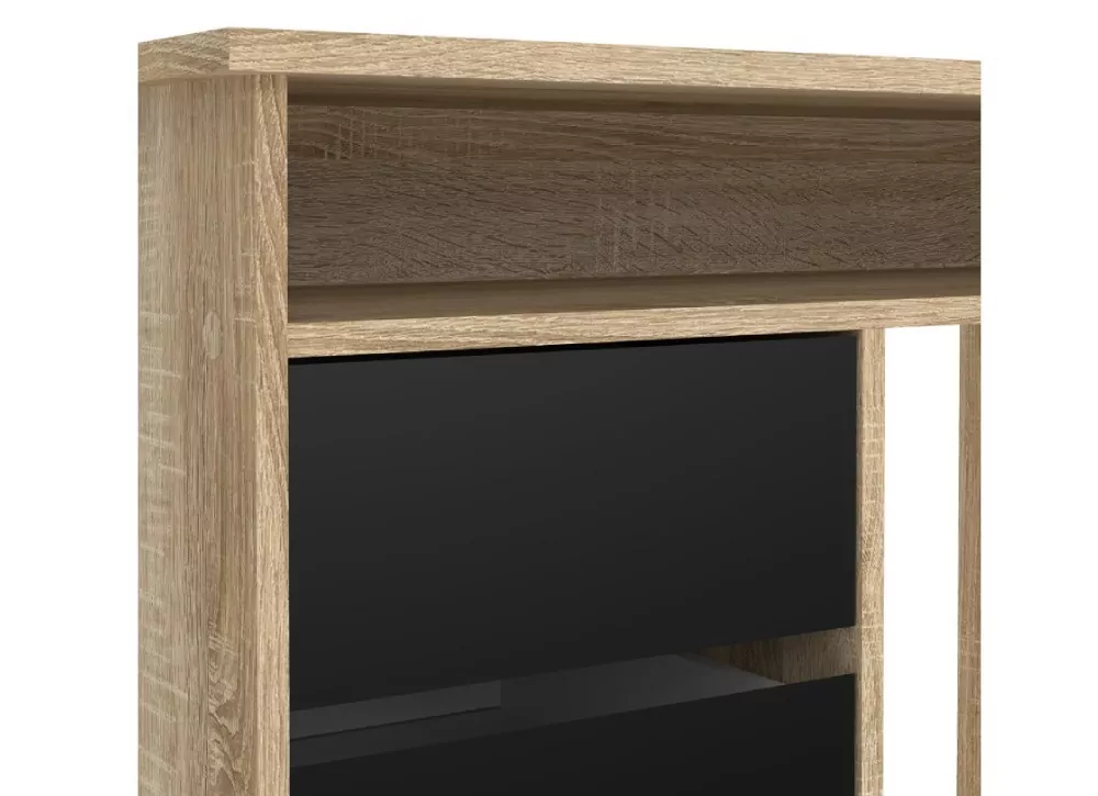 Mesa de estúdio com porta, 3 gavetas e furo GÉMINIS