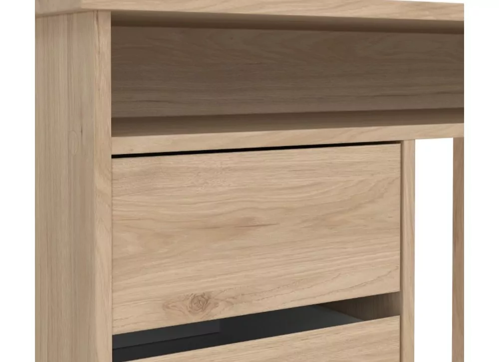 Mesa de estúdio com porta, 3 gavetas e furo GÉMINIS