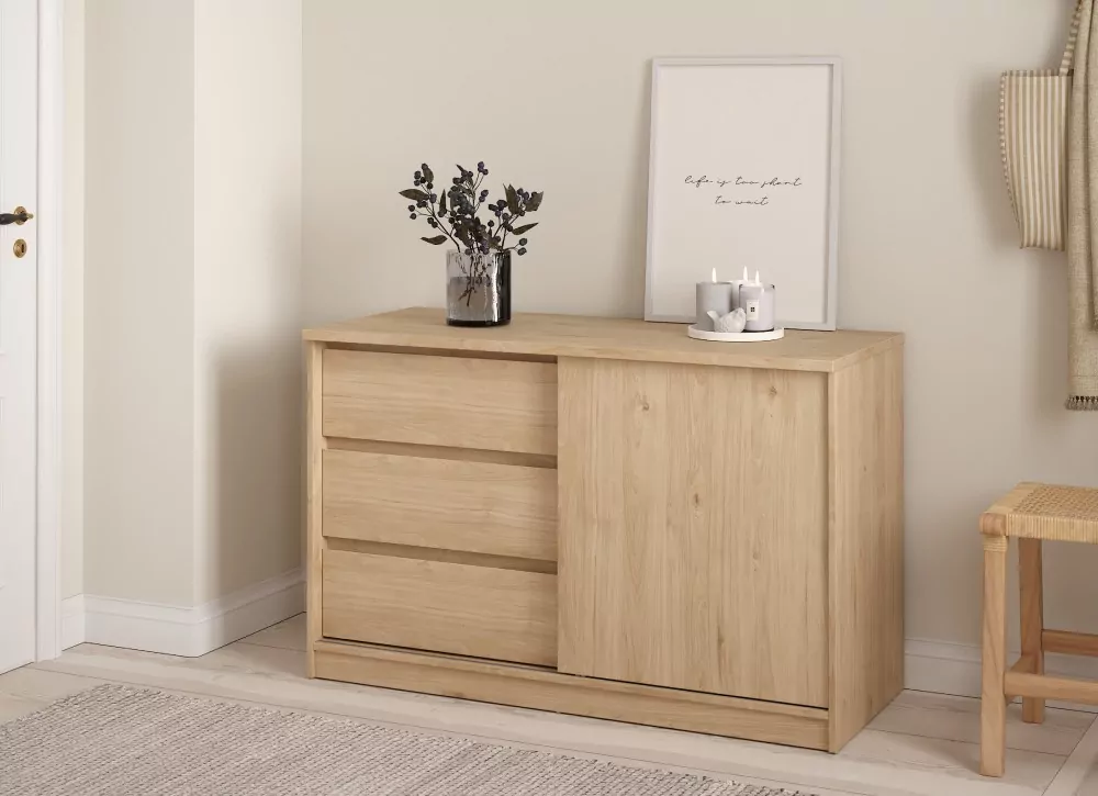 Aparador 1 puerta y 3 cajones DALIA Aparador 1 puerta y 3 cajones DALIA