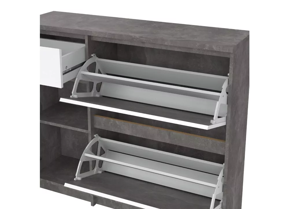 Zapatero 3 puertas y 1 cajón ALICIA