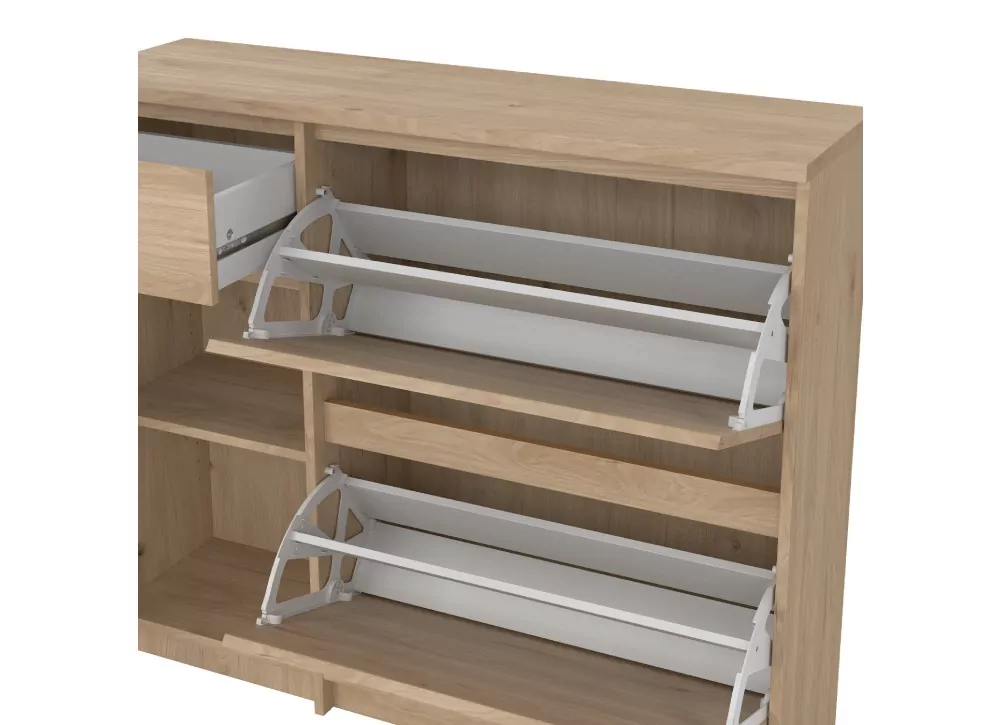 Zapatero 3 puertas y 1 cajón ALICIA Zapatero 3 puertas y 1 cajón ALICIA