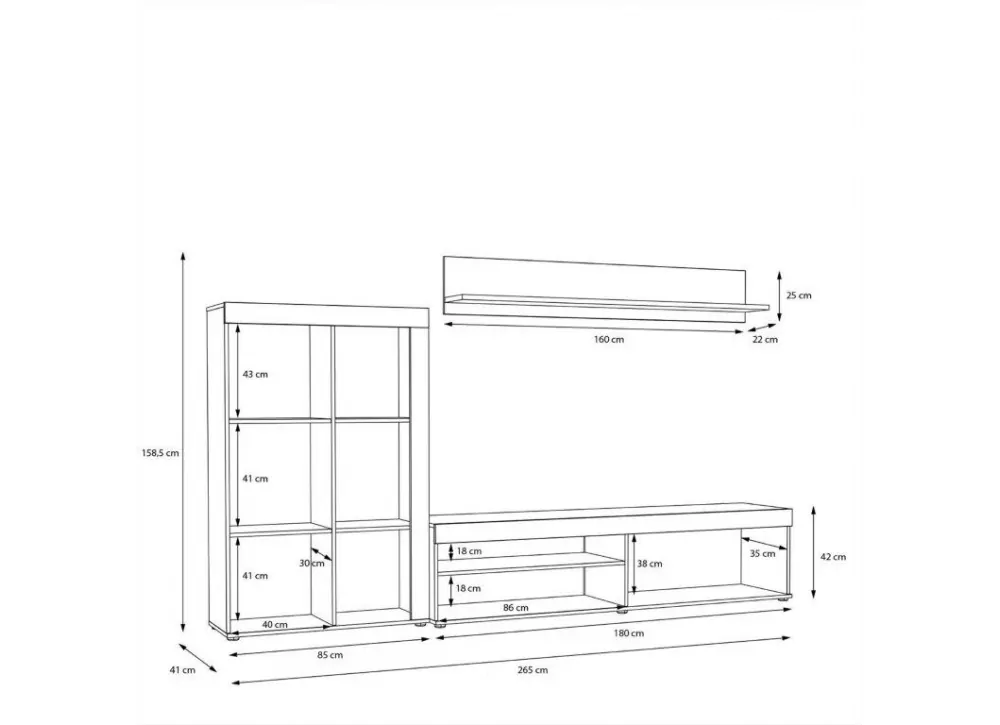 Composición de salón nórdico KALM Composición de salón nórdico KALM
