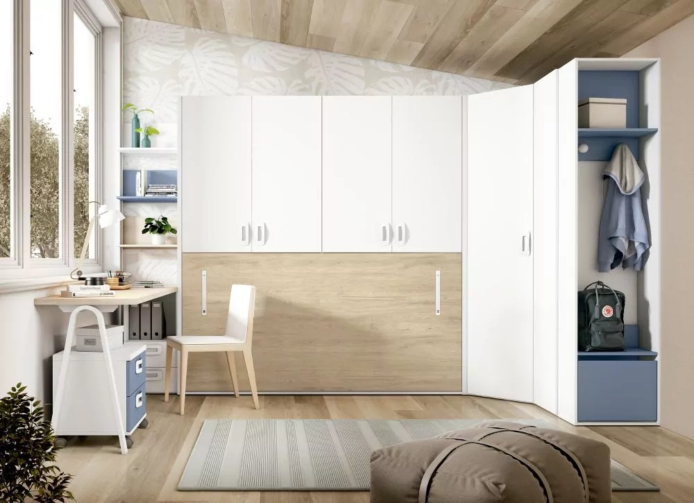 Armario de 2 puertas rincón CLEO