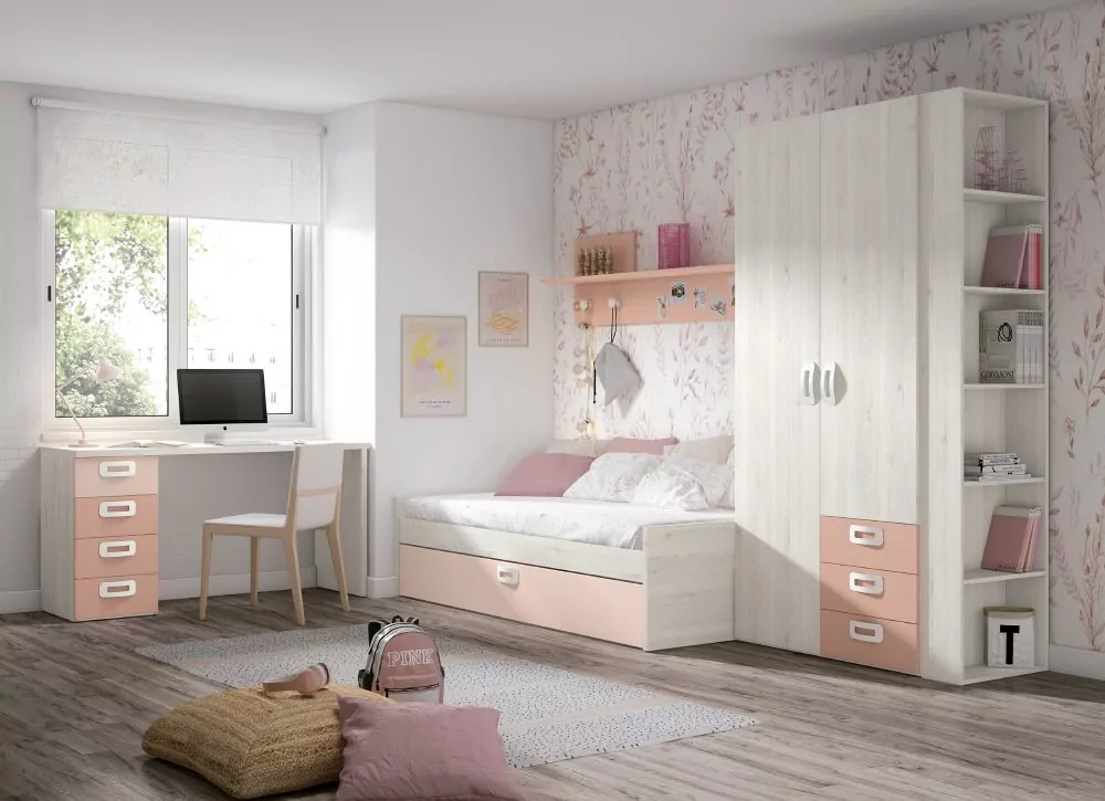 Cama nido de 90 ó 105 con arrastre nido CLEO Cama nido de 90 ó 105 con arrastre nido CLEO