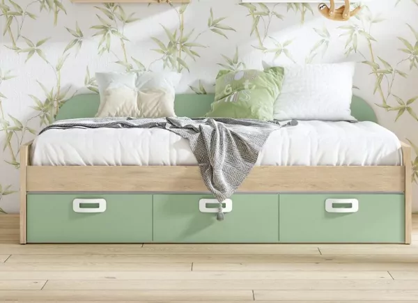 Cama nido de 90 ó 105 con 3 cajones CLEO