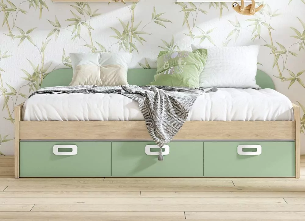 Cama nido de 90 ó 105 con 3 cajones CLEO