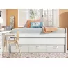 Cama compacta de 90 ó 105 con nido oculto y 2 cajones corban PLUS