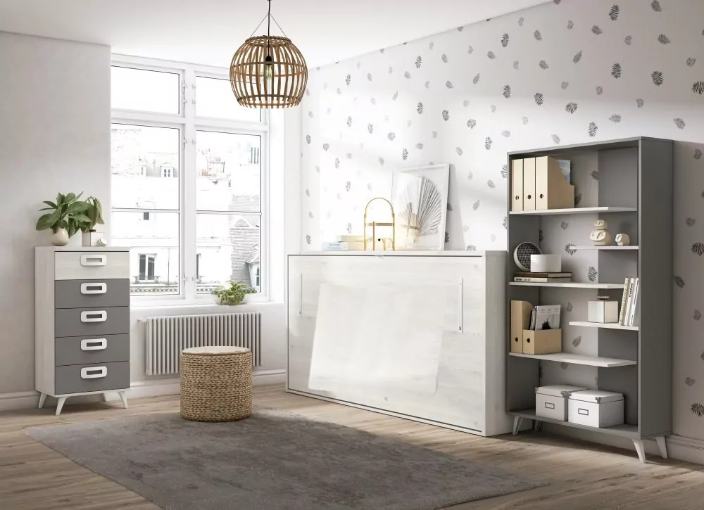 Cama abatible horizontal de 90 x 190 CLEO Cama abatible horizontal de 90 x 190 CLEO