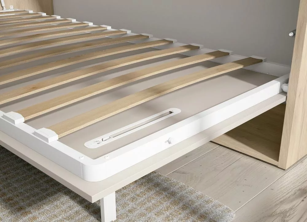 Cama dobrável horizontal com armário CLEO Cama dobrável horizontal com armário CLEO