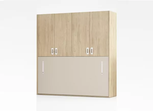 Cama dobrável horizontal com armário CLEO