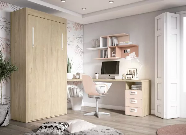 Cama dobrável vertical 90 x 190 CLEO