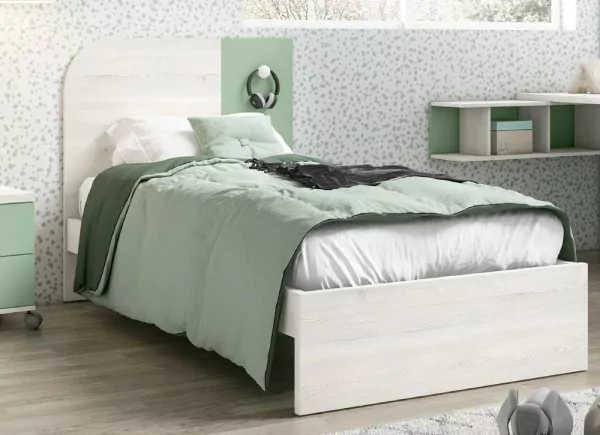 Cama con cabecero reversible CLEO Cama con cabecero reversible CLEO
