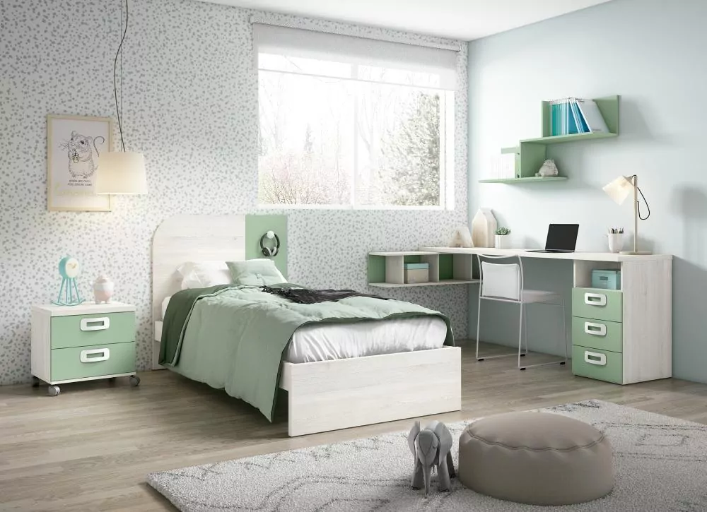 Cama con cabecero reversible CLEO Cama con cabecero reversible CLEO