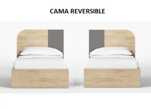 Cama con cabecero reversible CLEO Cama con cabecero reversible CLEO