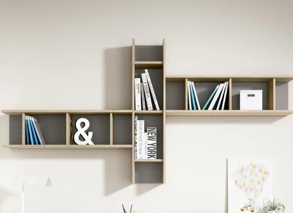 Estantería doble con 3 divisores CLEO Estantería doble con 3 divisores CLEO