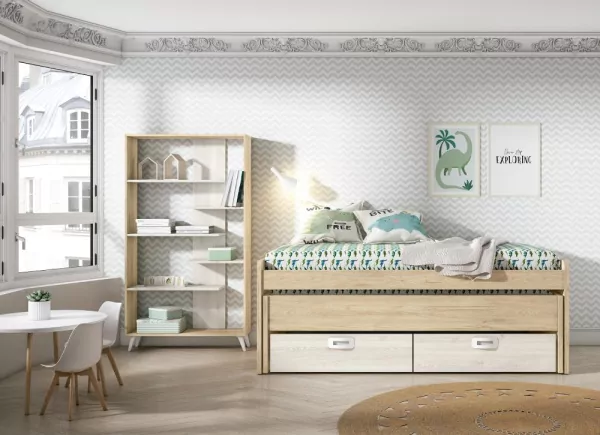 Estantería de 5 baldas escalonadas CLEO