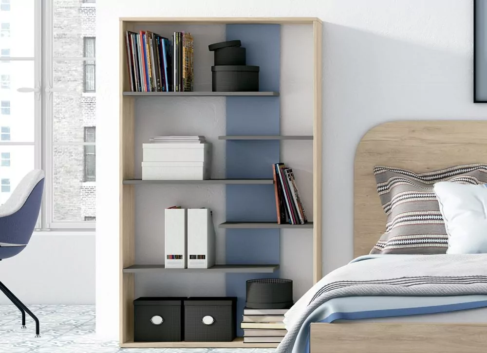 Estantería de 5 baldas escalonadas CLEO