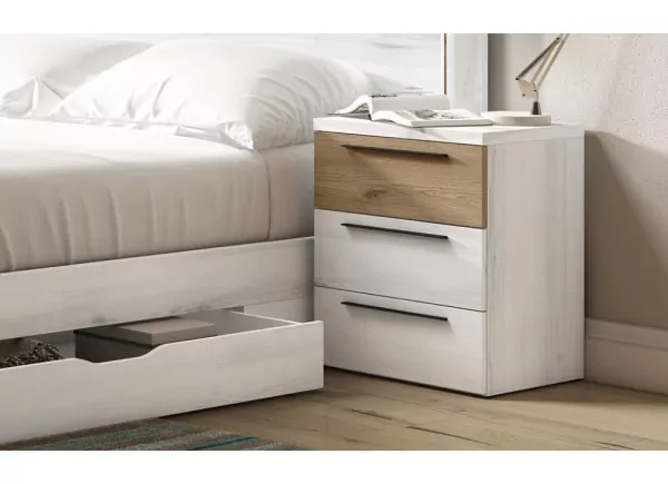 Mesita de 2 ó 3 cajones con guías florida NEW