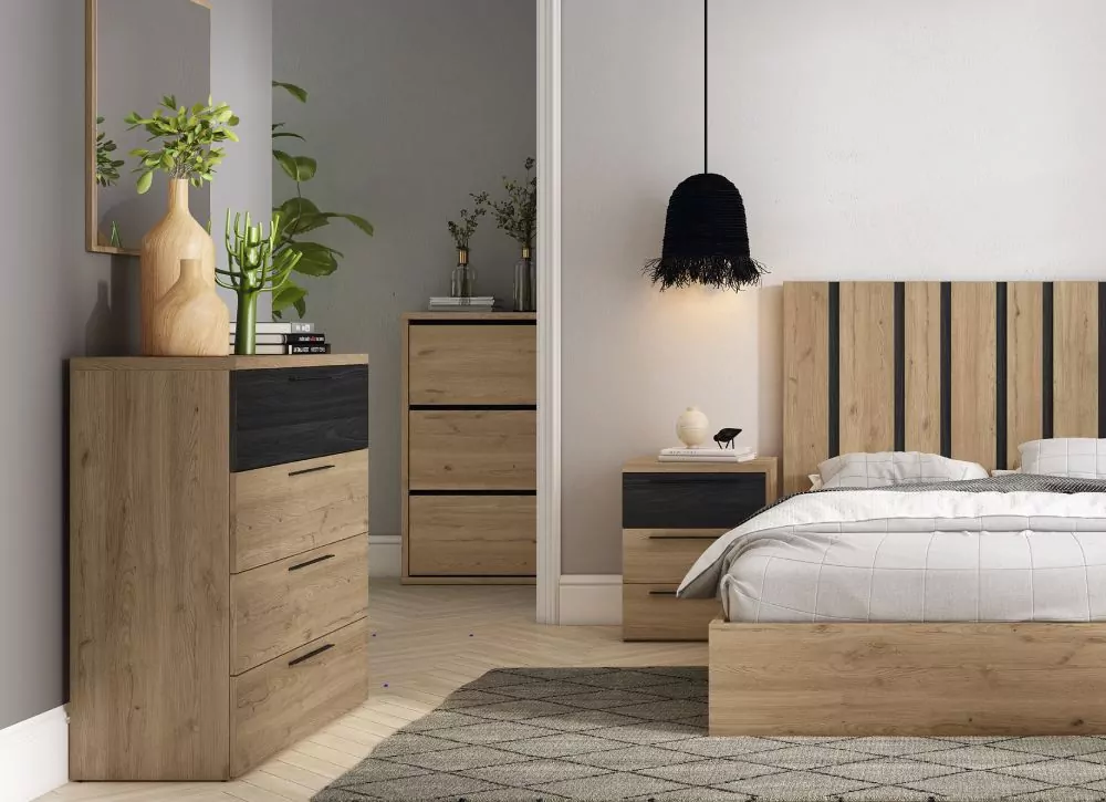 Cómodas FLORIDA 2 com 3 ou 4 gavetas, sem pés