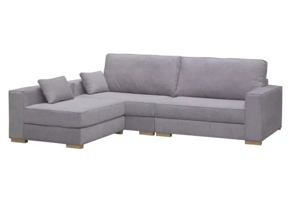 Sofá de 3 lugares com ou sem chaise reversível longue