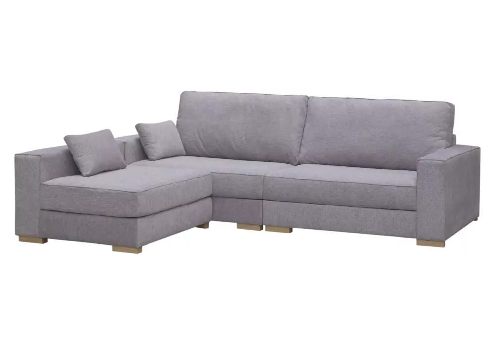Sofá de 3 lugares com ou sem chaise reversível longue