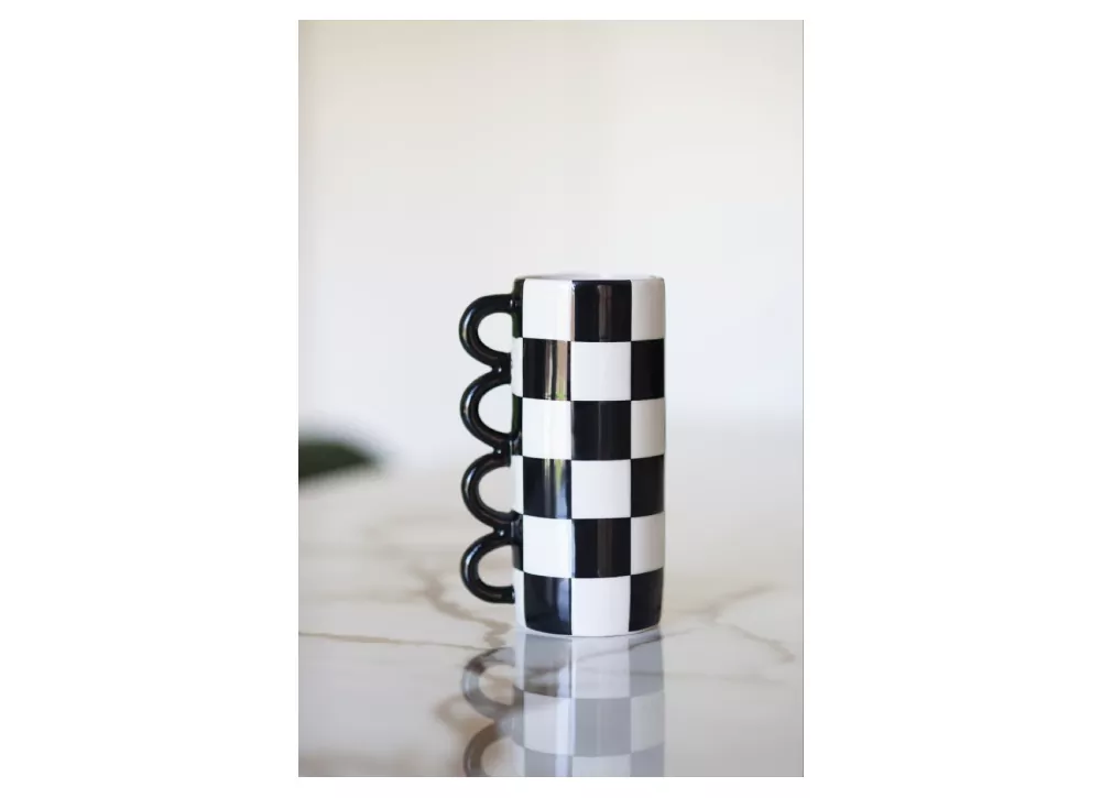 Vaso de cerâmica bicolor CINCINNATI Vaso de cerâmica bicolor CINCINNATI