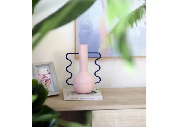 Jarrón de metal pintado FORSSA Jarrón de metal pintado FORSSA