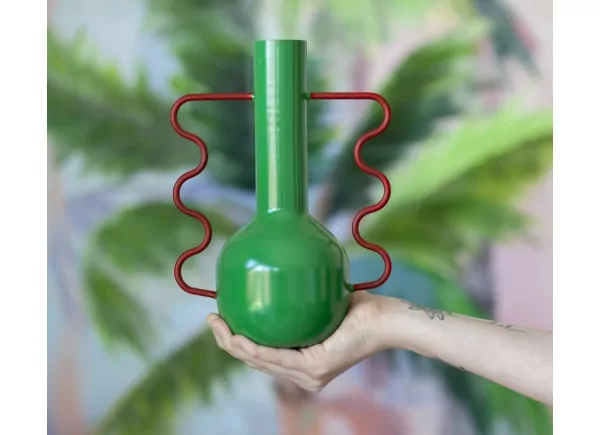 Jarrón de metal pintado FORSSA Jarrón de metal pintado FORSSA