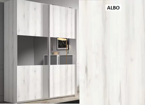 Armario puertas correderas con espejo FLORIDA Armario puertas correderas con espejo FLORIDA