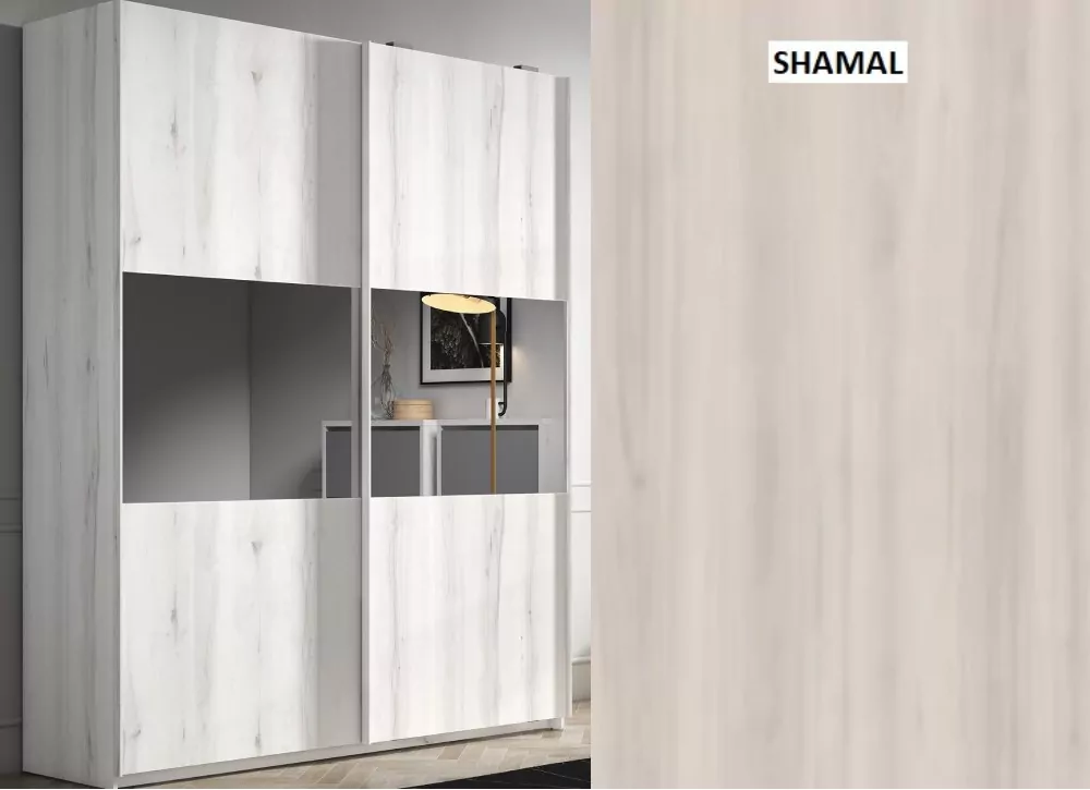 Armario puertas correderas con espejo FLORIDA Armario puertas correderas con espejo FLORIDA