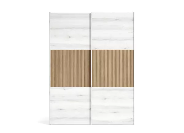 Guarda-roupa FLORIDA com 2 portas de correr e 3 painéis Guarda-roupa FLORIDA com 2 portas de correr e 3 painéis