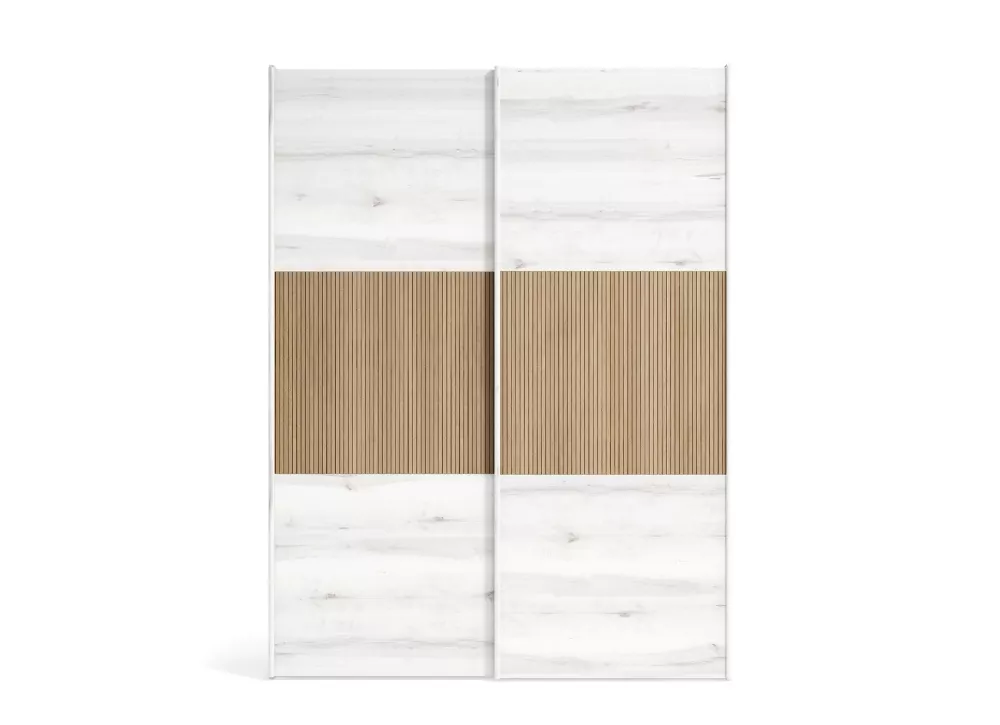 Guarda-roupa FLORIDA com 2 portas de correr e 3 painéis Guarda-roupa FLORIDA com 2 portas de correr e 3 painéis