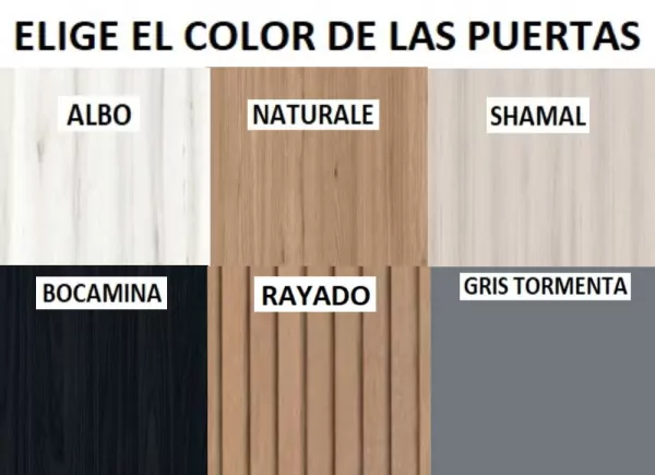 Roupeiro de 5 portas + 5 gavetas FLORIDA Roupeiro de 5 portas + 5 gavetas FLORIDA